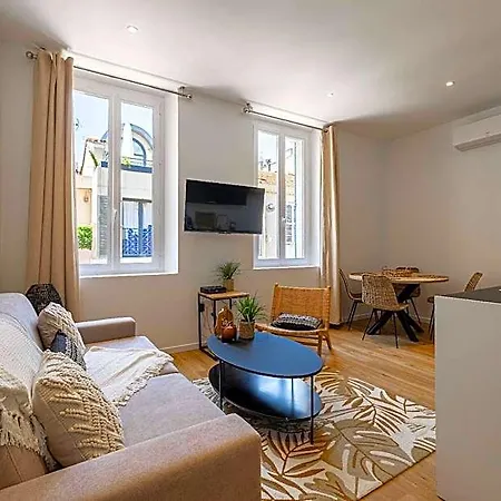 Decorated - Near Croisette - 1br 4p * Канны
